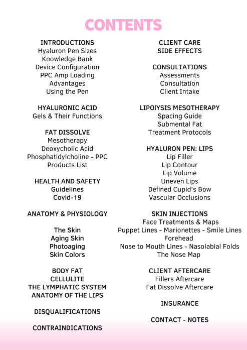 Hyaluron Pen Training - Lip Filler & Mesotherapy