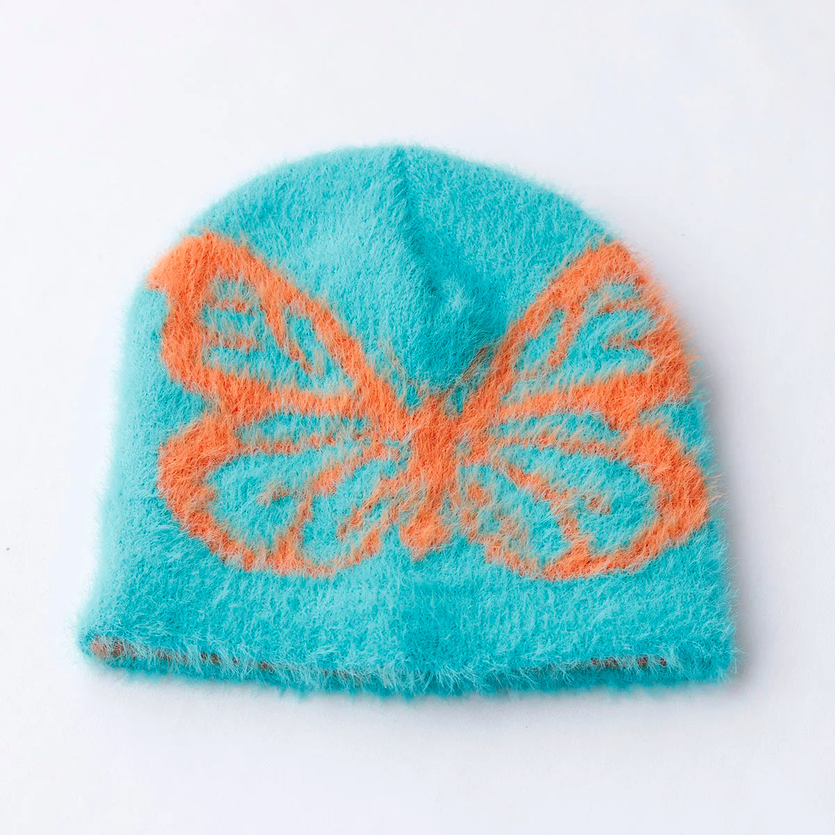 Fur Butterfly Beanie