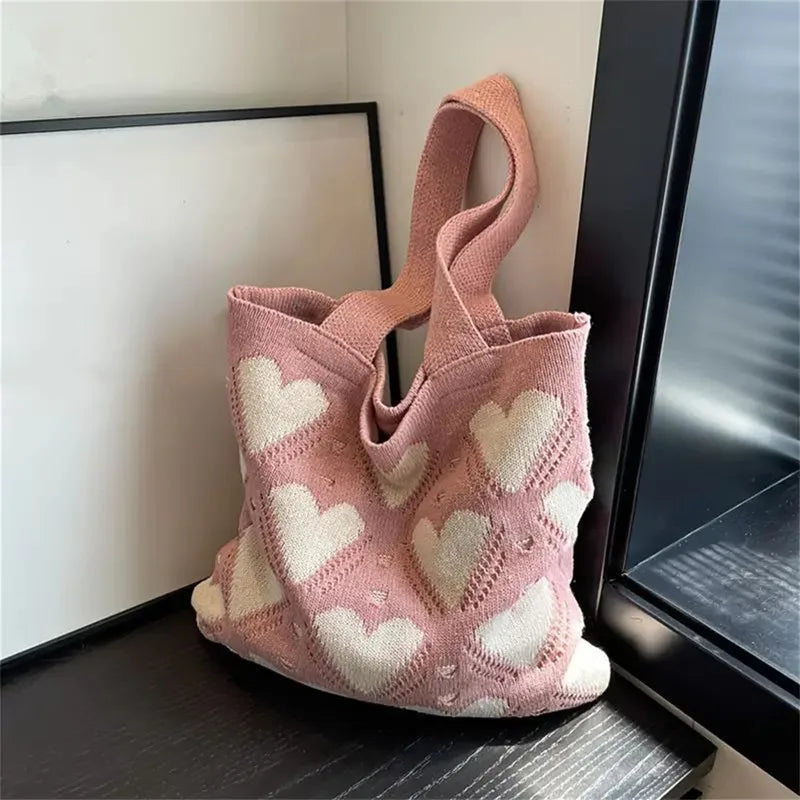 Woven Heart Tote bag