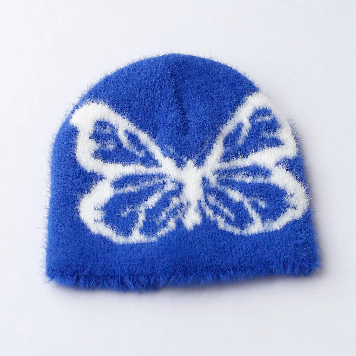 Fur Butterfly Beanie