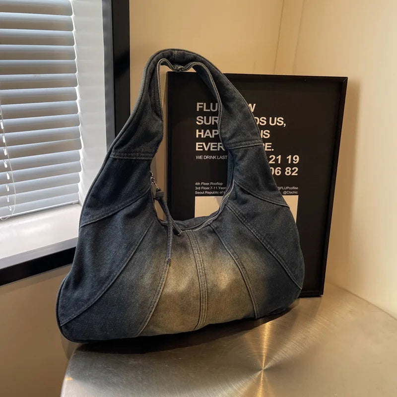 Vintage Denim Women's Handbag