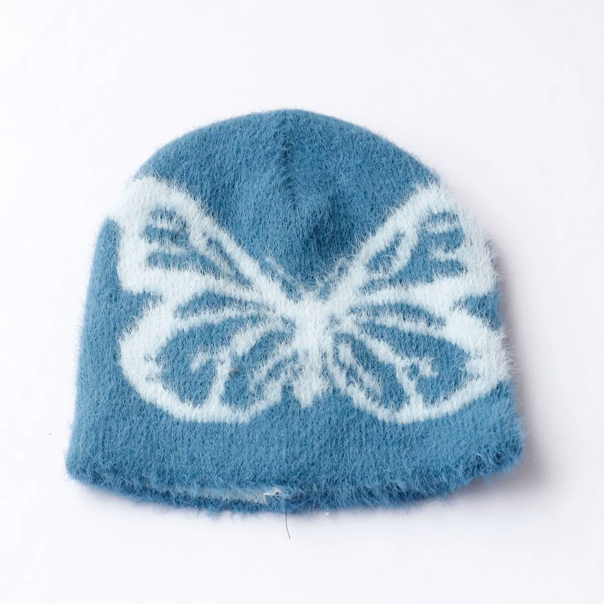 Fur Butterfly Beanie