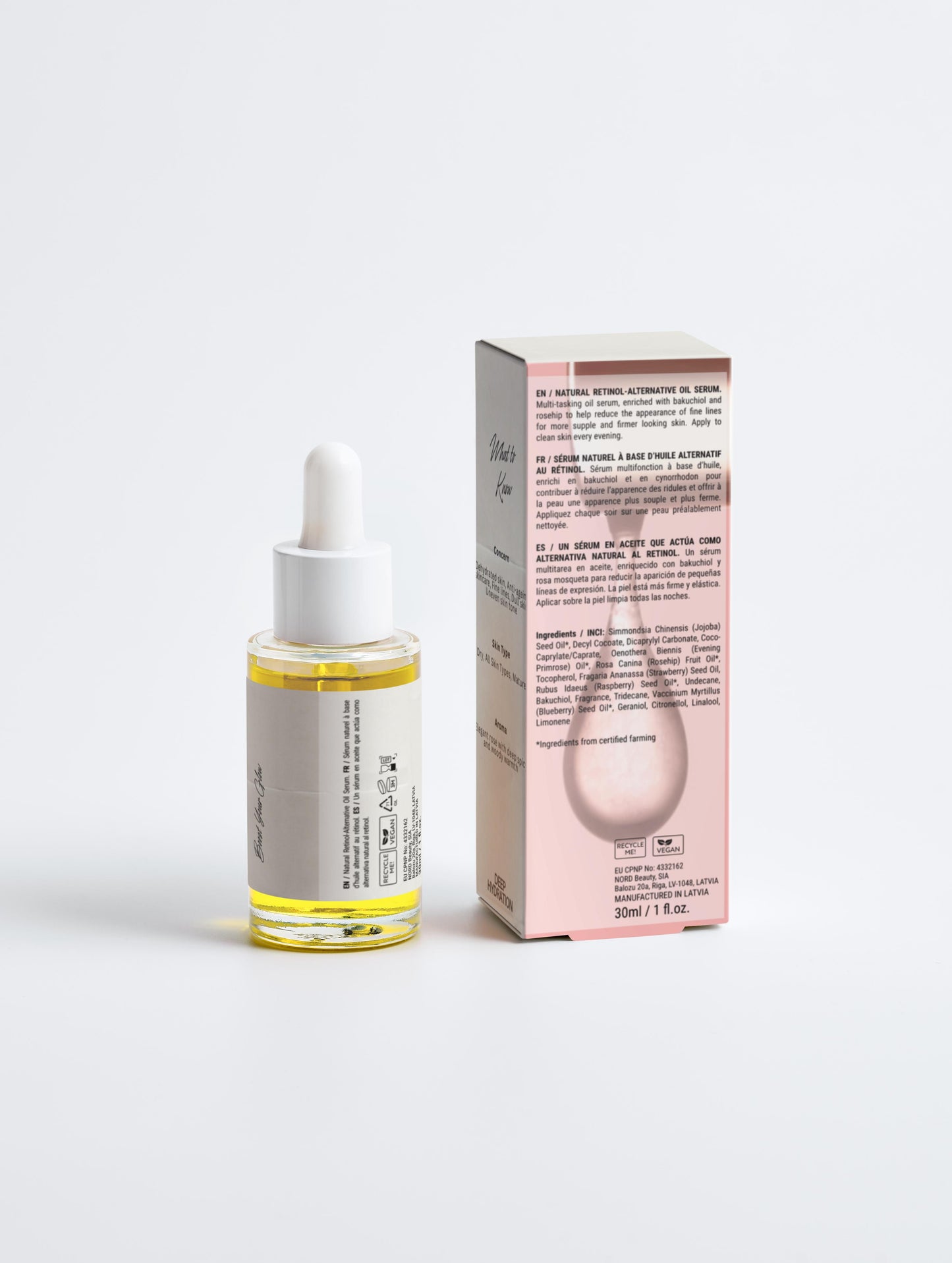 InfusedByNena Natural Retinol-Alternative Oil Serum